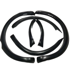 SLIM FENDER FLARES SUIT FORD RANGER PX I II 2012-2018 BLACK FRONT ONLY