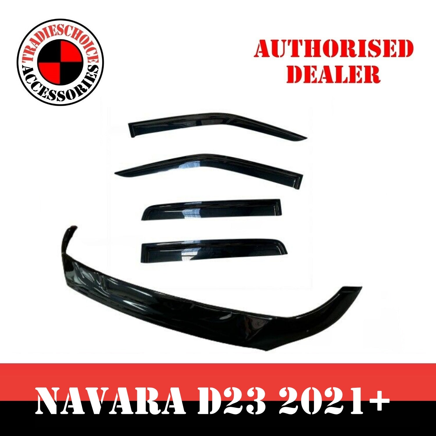 Weathershields For Nissan Navara NP300 D23 2021-Current Visors