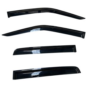 TRADIESCHOICE Weathershields (Weather Shields) for Isuzu D-MAX 08/2020+ MY21 | Tinted Window Visors for Stylish and Functional Enhancement