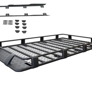 Aluminium Roof Rack Alloy Cage Basket For Landcruiser 200 Series 2016 on With Brackets