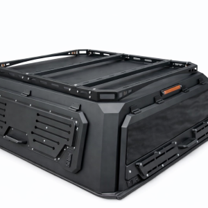 Black Samurai Canopy with build on roof rack for BYD Shark 6