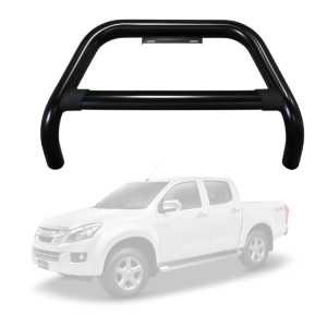 Black Nudge Bar to Suit Isuzu Dmax 2016-2020 | Matte Finish | Steel Construction