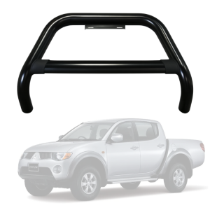 Black Nudge Bar to Suit Mitsubishi Triton MN ML 2005-2014 | Matte Finish | Steel Construction
