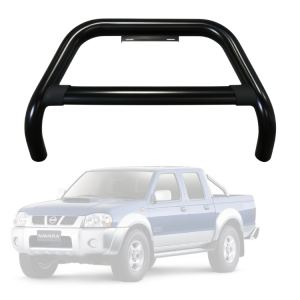 Black Nudge Bar to Suit Nissan Navara D22 | Matte Finish | Steel Construction