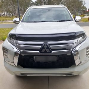 TRADIESCHOICE Tinted Bonnet Protector for Mitsubishi Triton MR Series 2020 | Style and Protection Combined