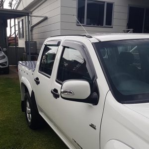 TRADIESCHOICE Weathershields for Holden Colorado 2008-2011 | Window Door Visors for Style and Protection