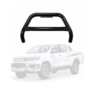Black Nudge Bar to Suit Toyota Hilux 2015-2024 N80 SR SR5 ROGUE | Matte Finish | Steel Construction