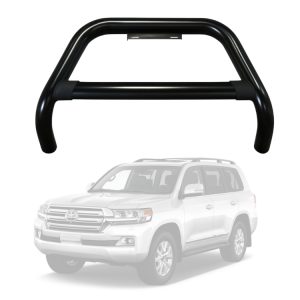 Black Nudge Bar to Suit Toyota LC200 2017-2021 | Matte Finish | Steel Construction