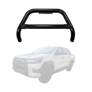 Black Nudge Bar to Suit Hilux 2015-2024 | Matte Finish | Steel Build