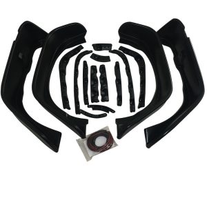 POCKET STYLE FENDER FLARES SUIT JEEP WRANGLER JK 2007 2008 2009 2010 2011 2012 2013 - 2018