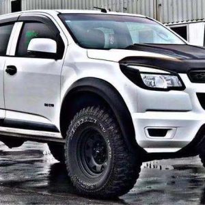 TRADIESCHOICE Matte Black OEM Design Fender Flare Wheel Arch for Holden Colorado 2012-2015 | Style and Durability Combined