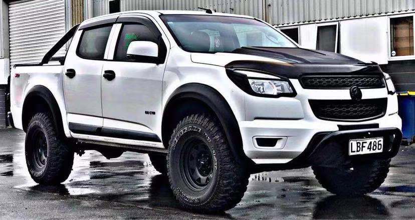 TRADIESCHOICE Matte Black OEM Design Fender Flare Wheel Arch for Holden Colorado 2012-2015 | Style and Durability Combined