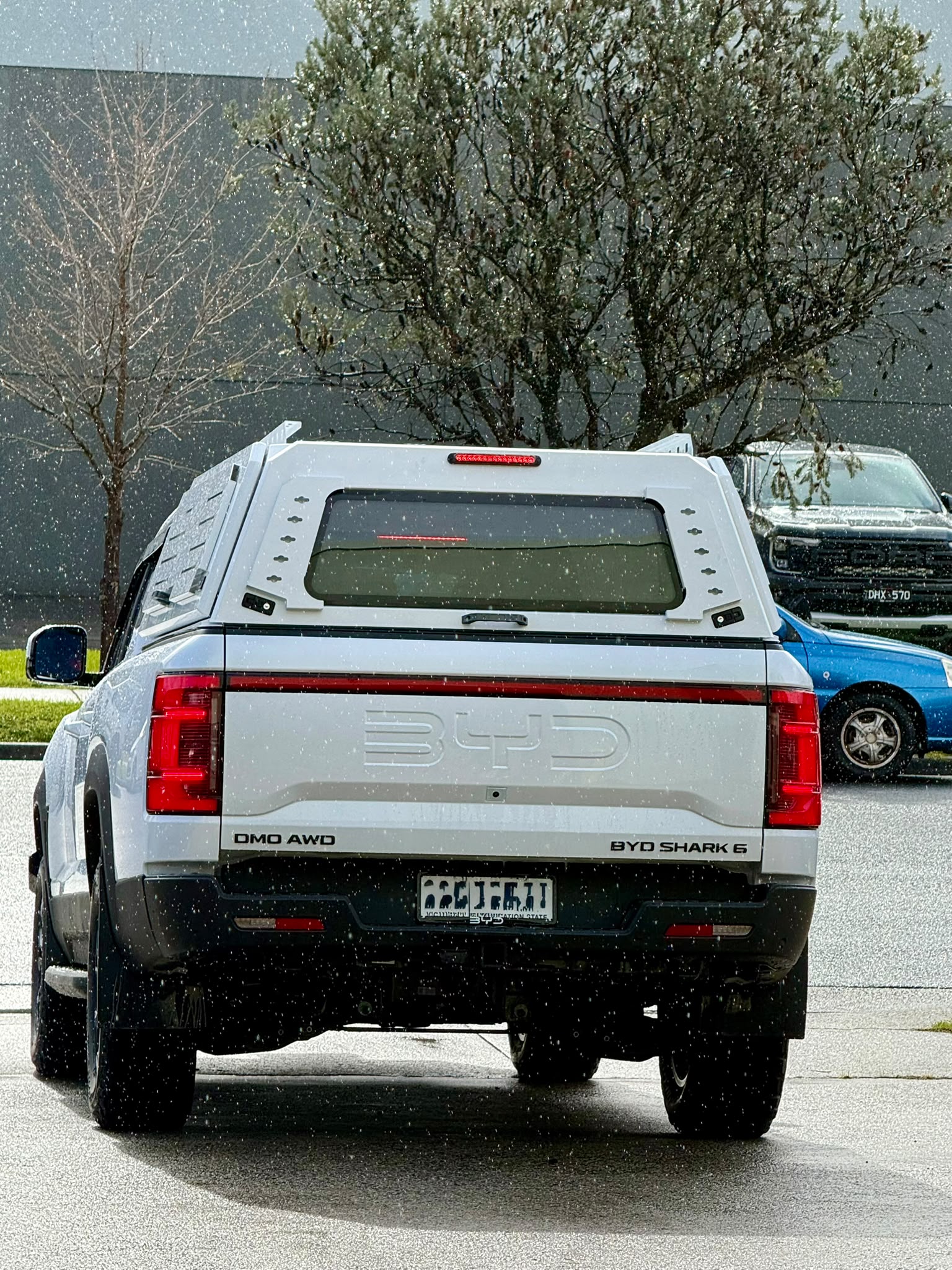 StarWall Single Body Construction Galvanized Steel Ute Canopy with Built-in Roof Rack for BYD Shark 6 2024-2026