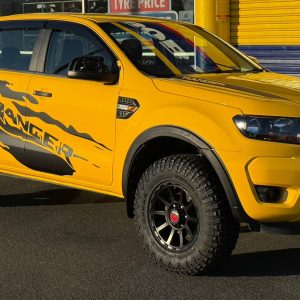 SLIM FENDER FLARES SUIT FORD RANGER PX 3 2018 Onwards BLACK