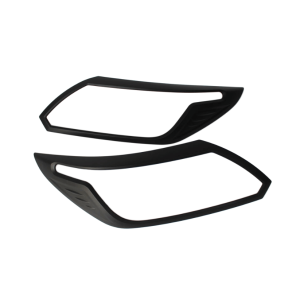 Head Light Lamp Cover Trim Surroundings Black for Nissan Navara NP300 D23 MY 2020-2021