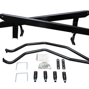 Heavy Duty Steel Side Steps & Brush Bars for Toyota Hilux N70 2005-15 Dual Cab