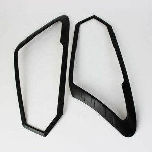 HEADLIGHT Head Light Cover For Isuzu D max 2016-2019 Matte Black Trim D-Max