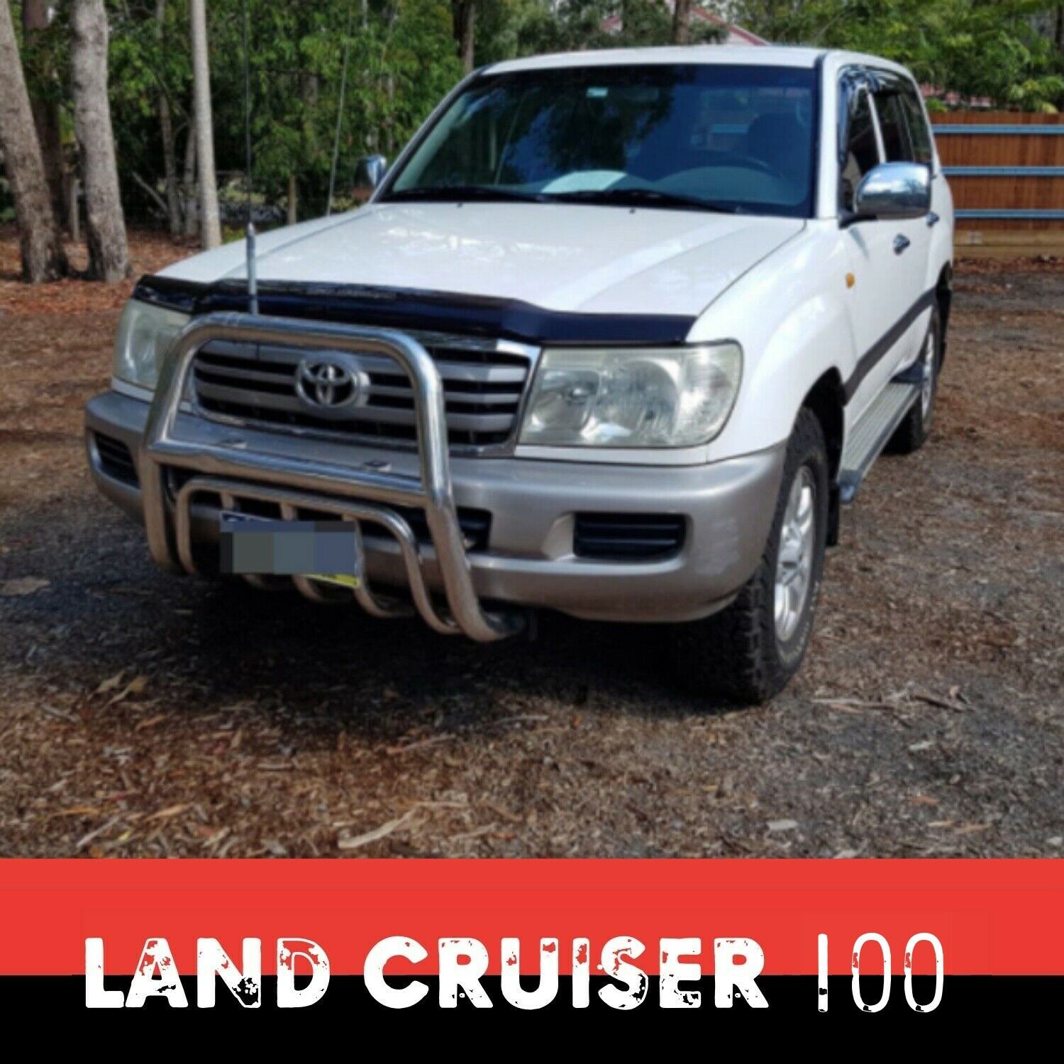 Tinted Bonnet Protector for Toyota LandCruiser 100 100 Series 1998-2007 - Image 7