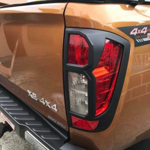Tail Light Lamp Cover Matte Black for Nissan Navara NP300 2015-2020 D23