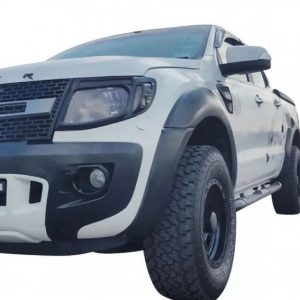 Matt Black OEM Fender Flares Black Guard Trim Fits To Ford Ranger PX1 2012-2015