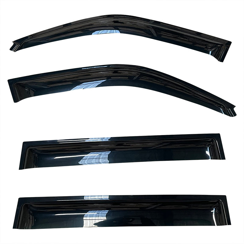 TRADIESCHOICE Weathershields Window Visors for Toyota Land Cruiser 100 Series 1998-2007 | Enhance Style and Comfort