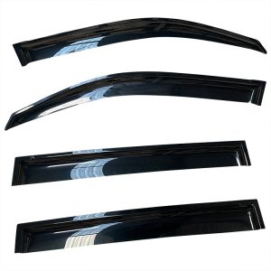 TRADIESCHOICE Weathershields for Toyota Land Cruiser 200 Series 2016-2020 | Window Visors for All-Weather Comfort