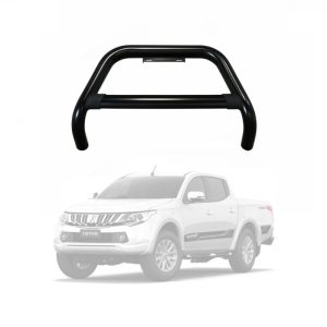 Black Nudge Bar to Suit Mitsubishi Triton MQ 2015-2018 | Matte Finish | Steel Construction