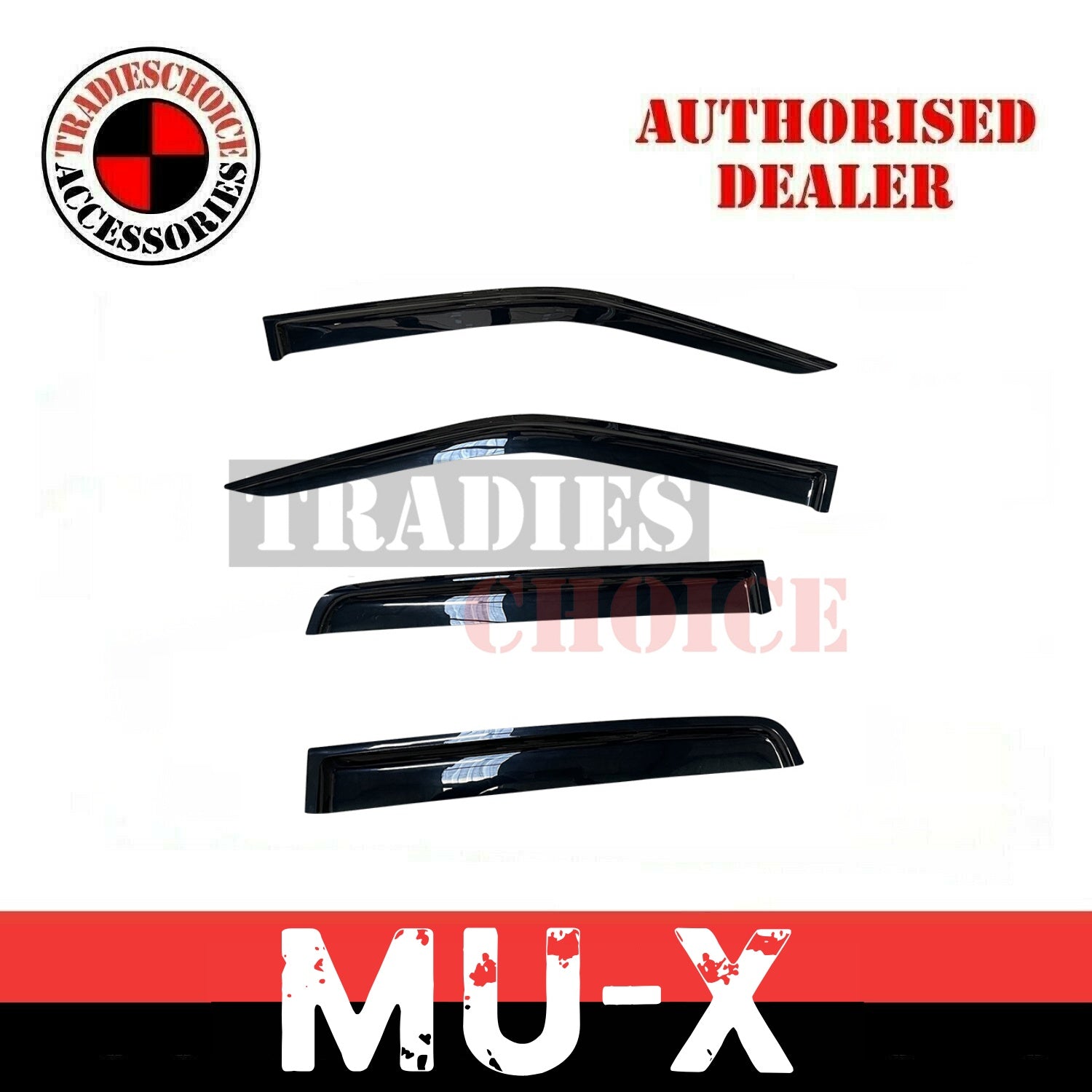 Weather Shields for ISUZU MU-X 2013+ Luxury Window Visors MUX
