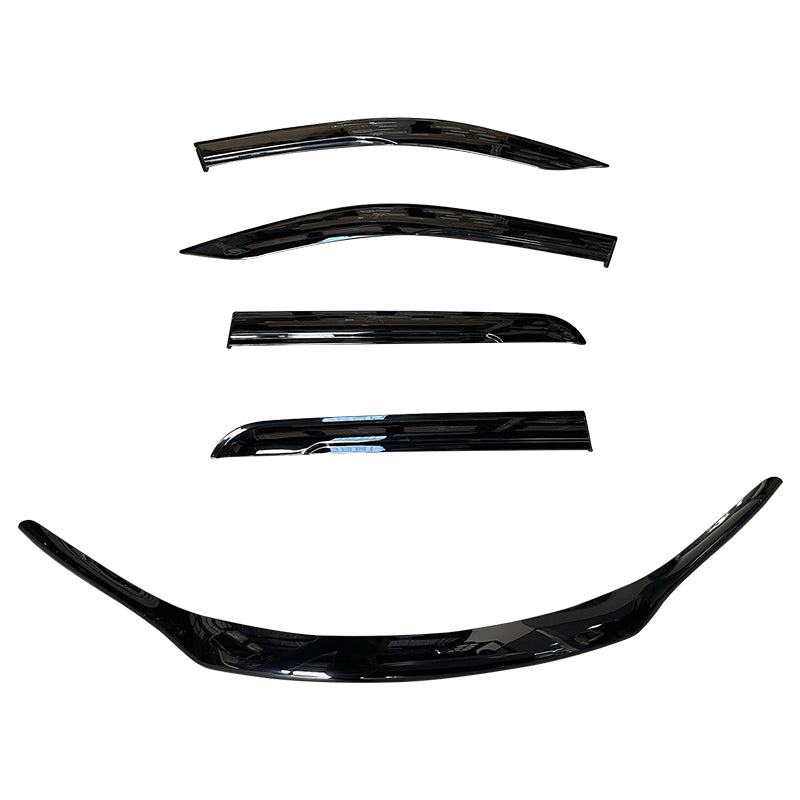 Bonnet Protector & Weathershields Window Visors For Toyota Hilux 2015-2019