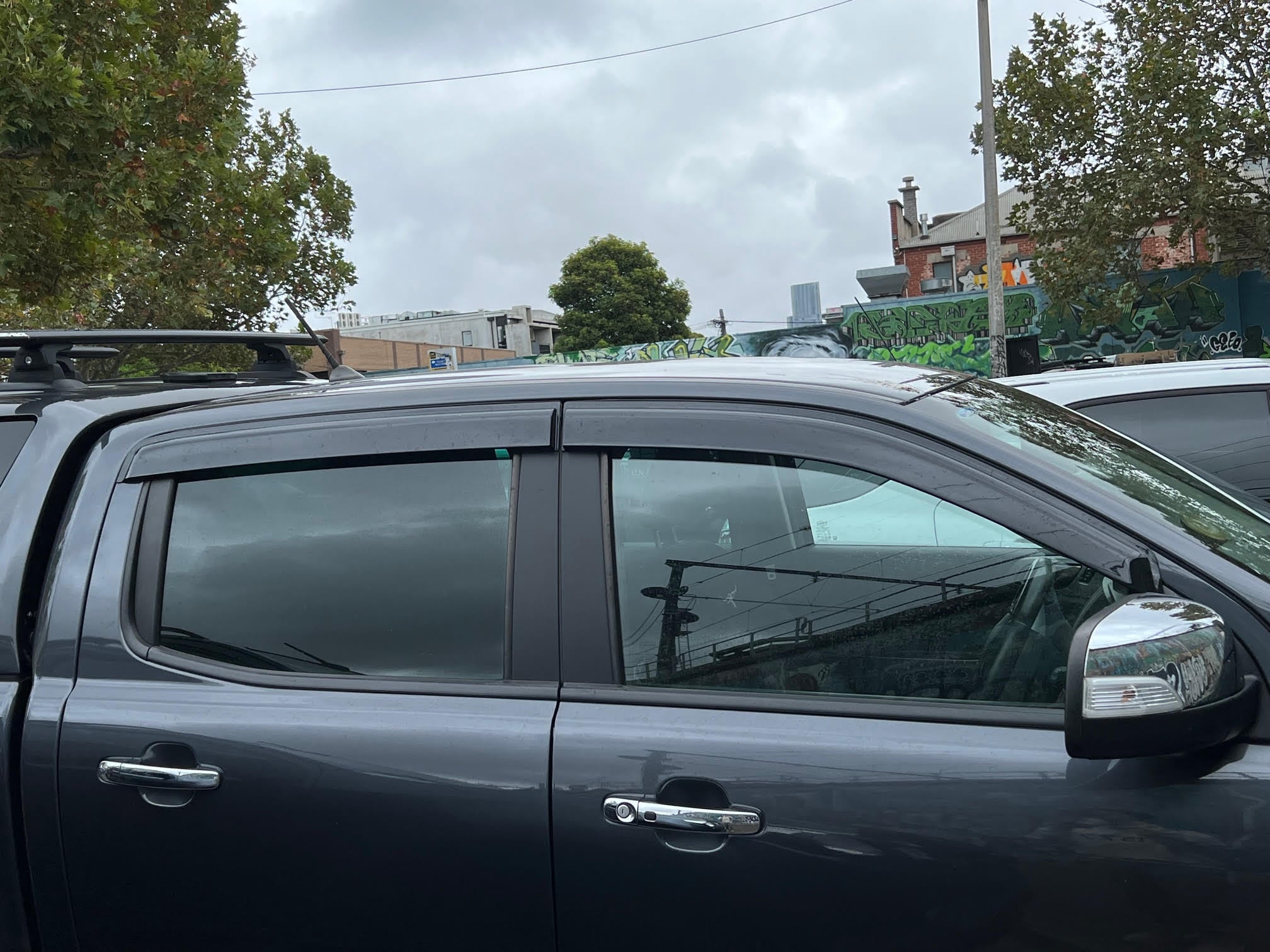 TRADIESCHOICE Weathershields Window Visors for Ford Ranger Dual Cab 2012-2024 | Stylish and Functional Upgrades